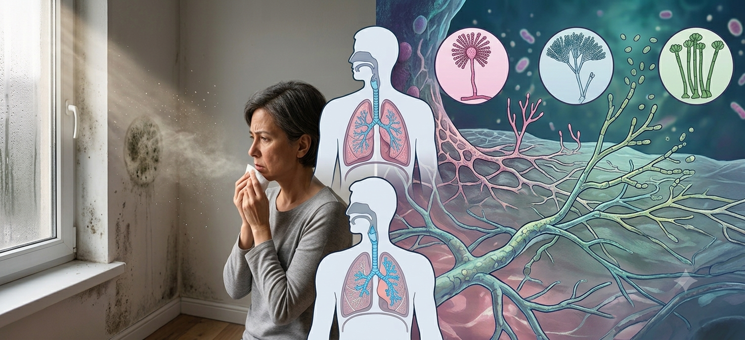 Conoce a los hongos, parte 1:Como los hongos y el moho afectan tu salud.